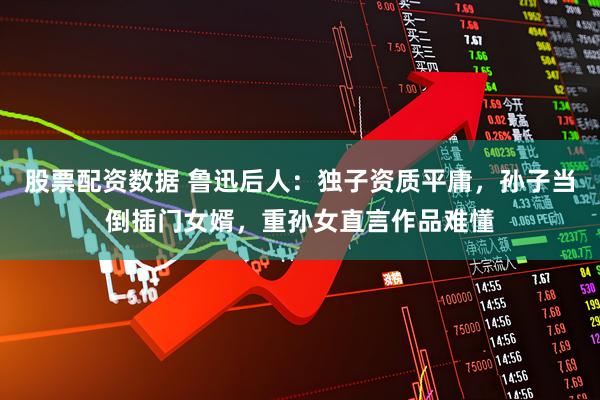 股票配资数据 鲁迅后人：独子资质平庸，孙子当倒插门女婿，重孙女直言作品难懂